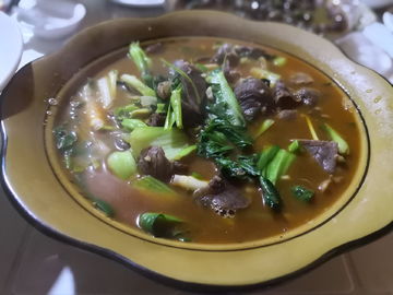 鹽城牛肉 淮揚(yáng)風(fēng)味的視覺盛宴，餐飲素材中的璀璨明珠